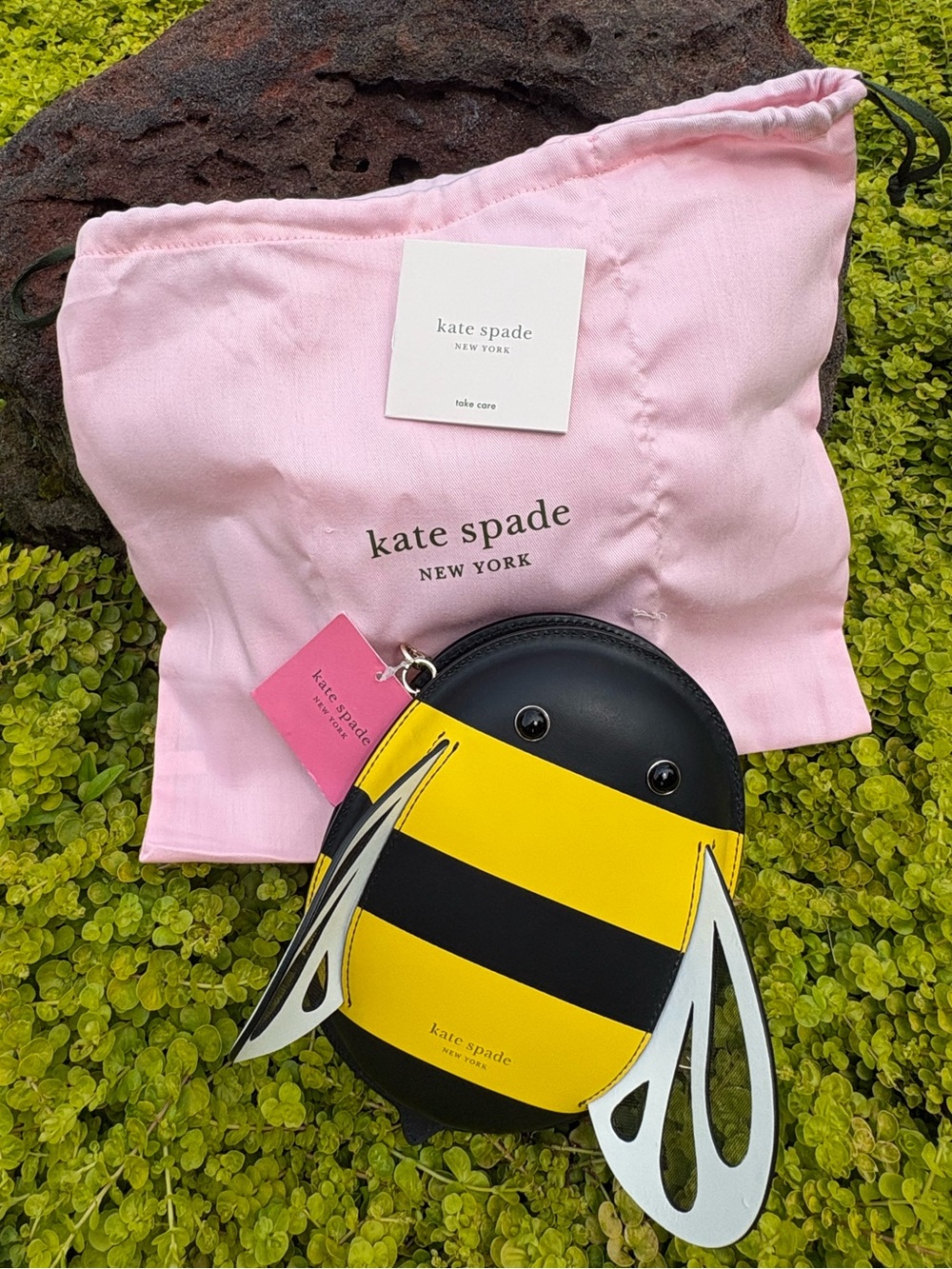 NWT Kate Spade Bee-Shaped Crossbody Bag